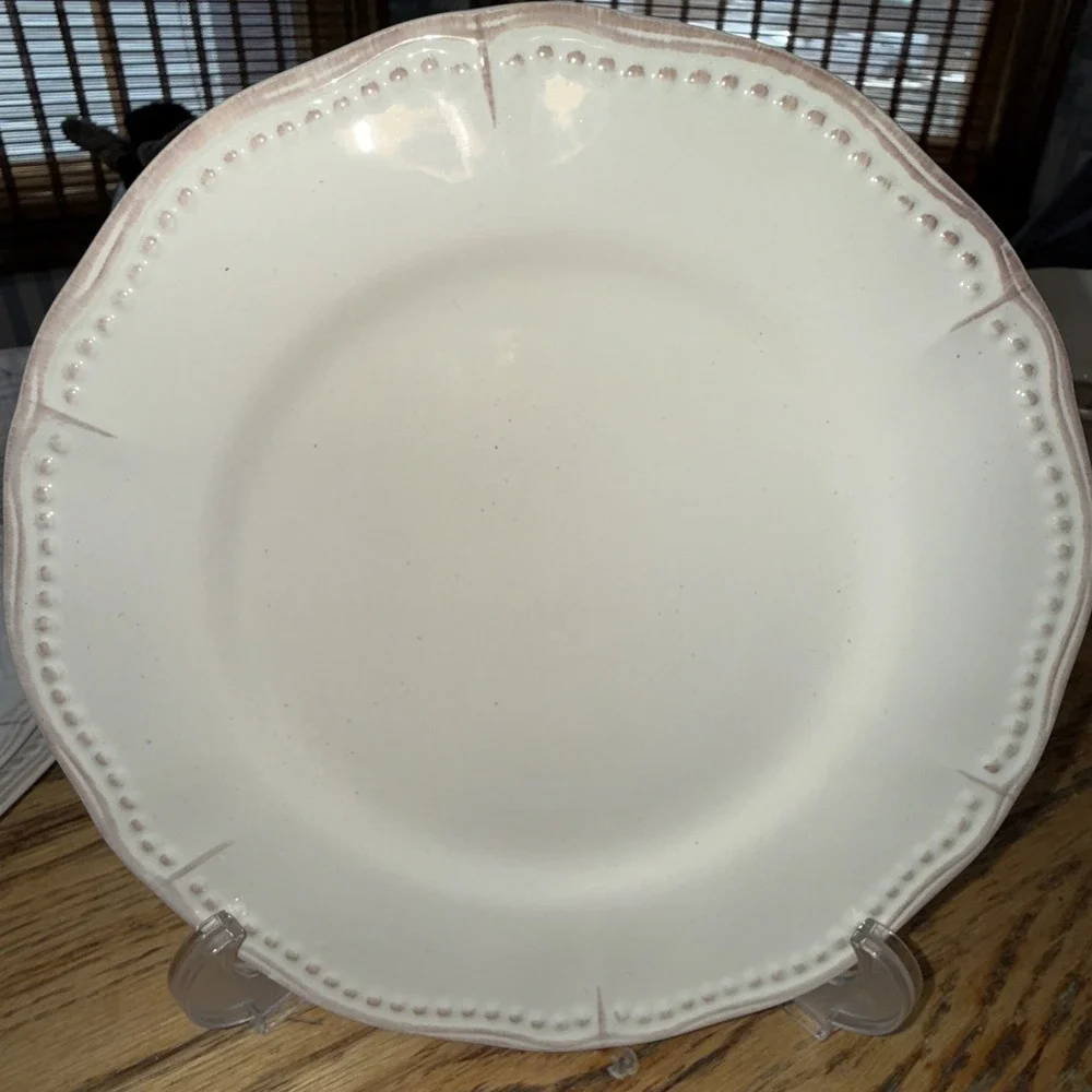 AMBERLY - JCPenney Dinnerware, Ivory Set 4 Salad Plates 8‎ 5/8